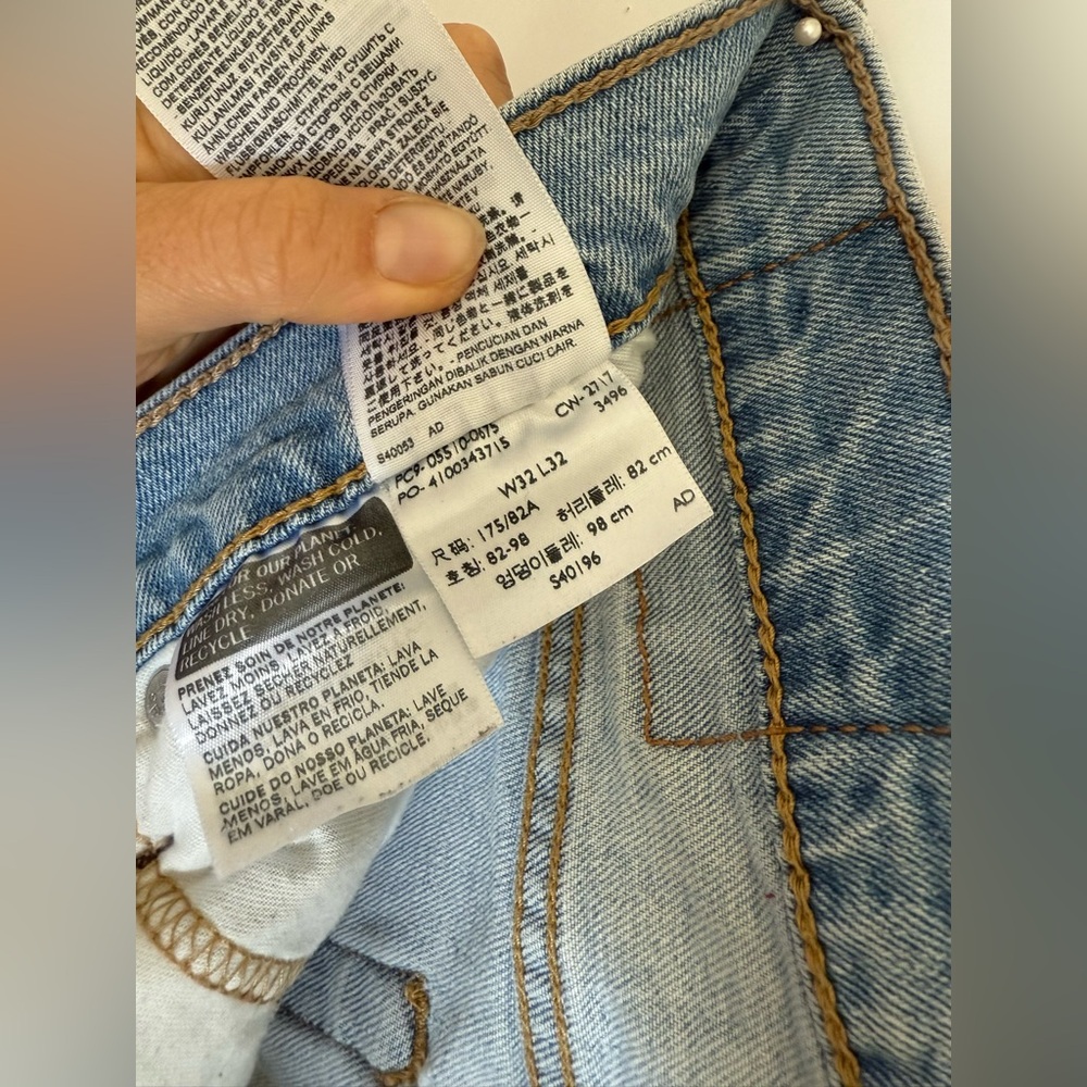 Men’s Levi’s 510 Light Blue Jeans sz 32 x 32 - Picture 3 of 5